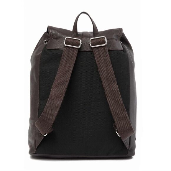 Cole Haan Pebbled Leather Backpack, Brown NWT - Picture 2 of 4